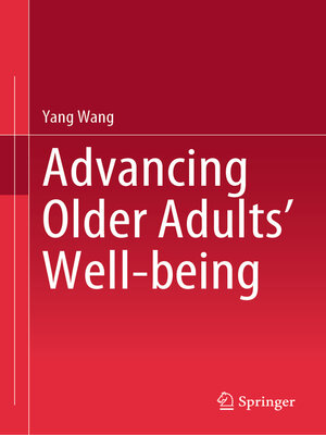 cover image of Advancing Older Adults' Well-being